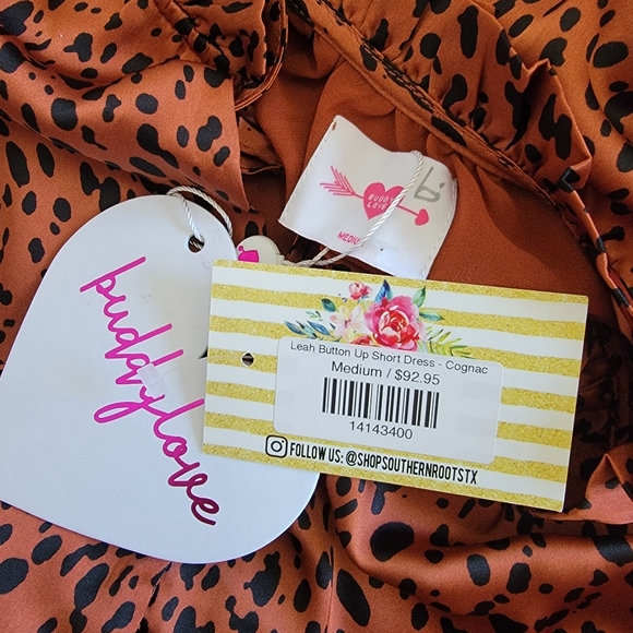 NWT Buddy Love Leah button up short dress - Picture 7 of 7